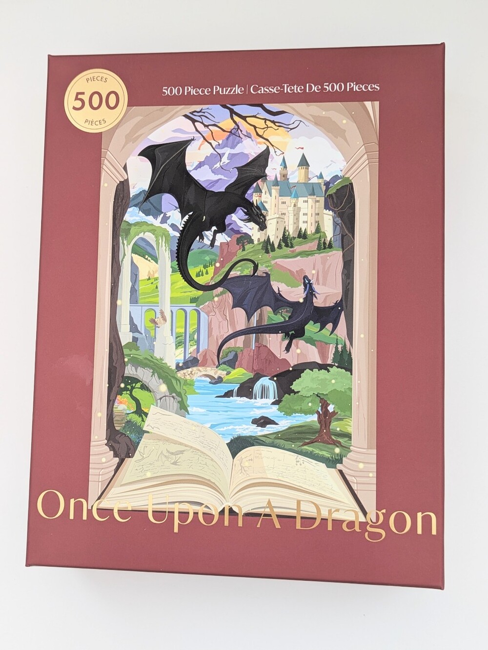 NEW IN BOX Hobbry "Once Upon A Dragon" 500-Piece Puzzle